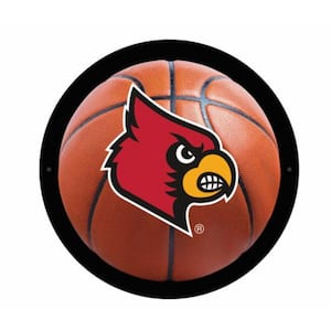 15 in. University of Louisville Basketball Round Plug-in LED Lighted Sign