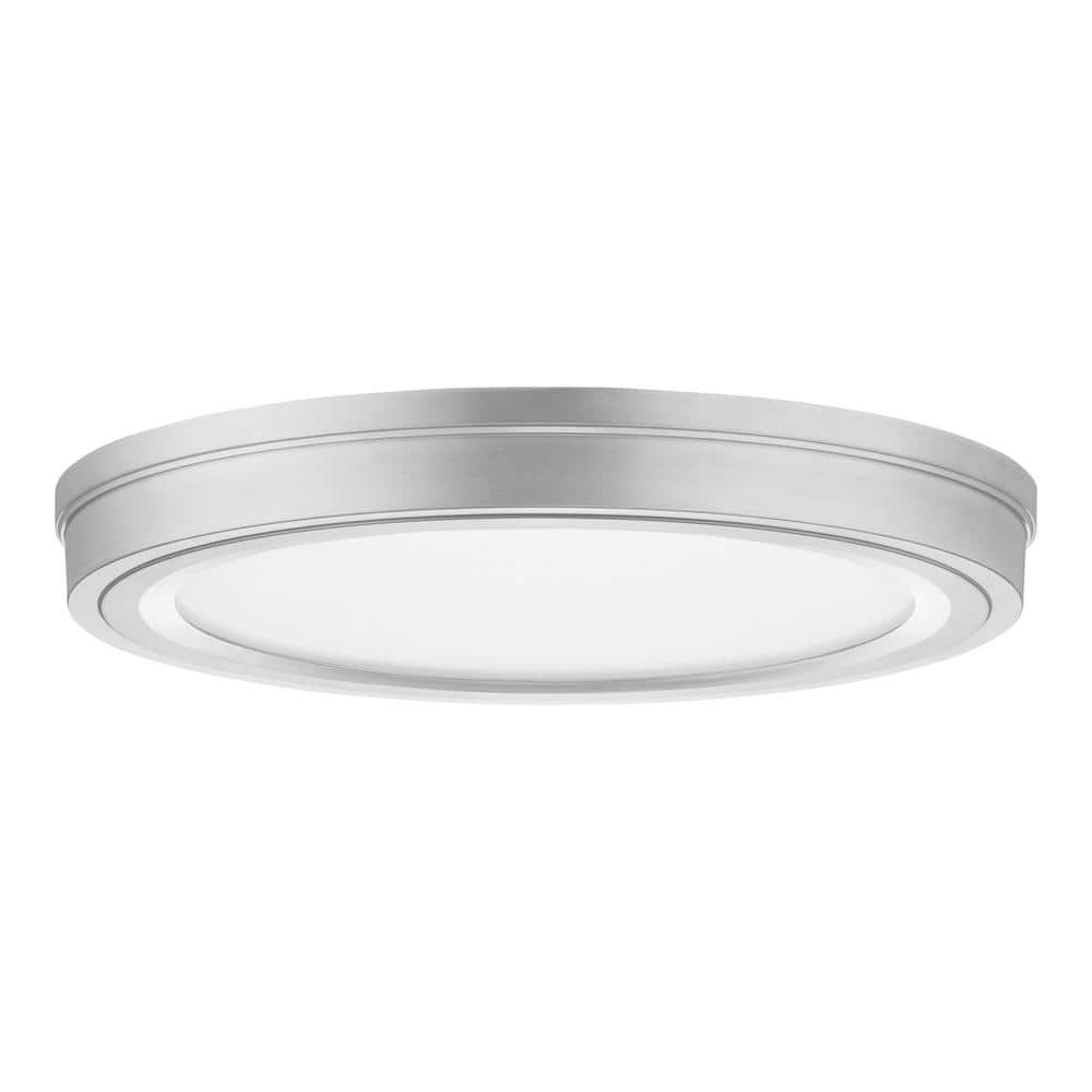 12 in. Edgelit Integrated LED Flush Mount Painted BN Finish
