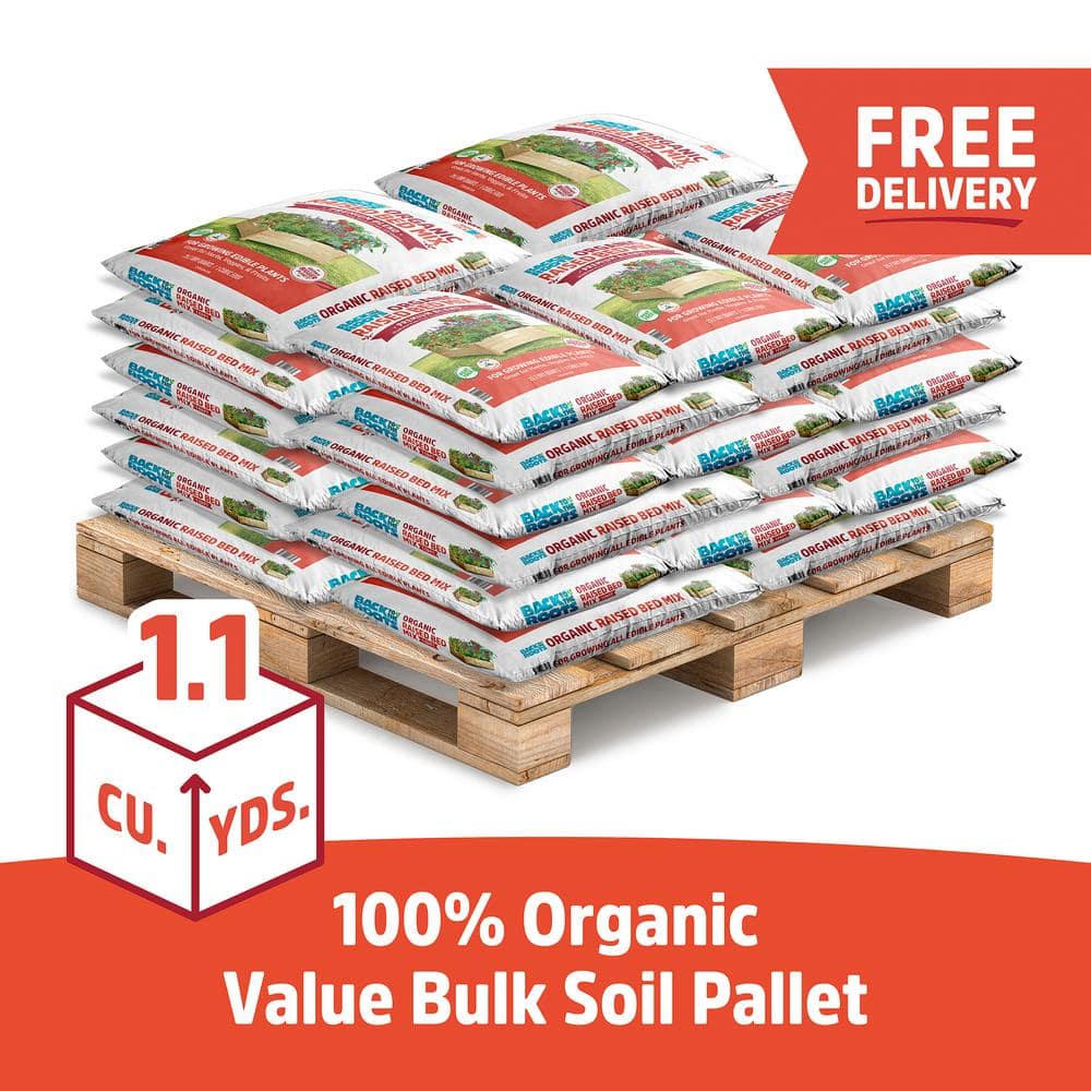 Back to the Roots Organic Bulk Raised Bed Soil (30 1 cu. ft. Bags