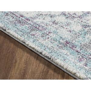 Ashley Multicolor Distressed 5 ft. x 7 ft. Area Rug