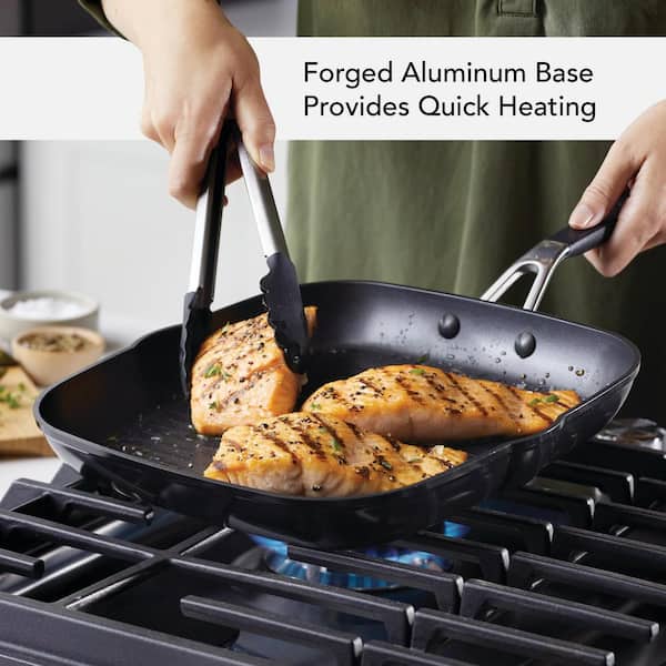 The Whatever Pan Cast Aluminum Griddle Pan for Stove Top-Cast Iron