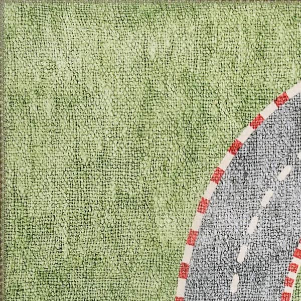 Kidz Multi 3 ft. x 5 ft. Children Polyester Area Rug
