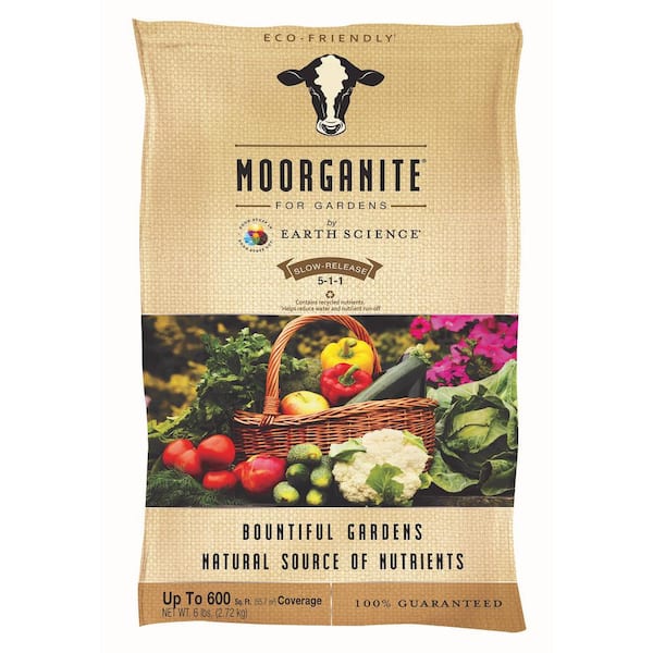 EARTH SCIENCE 6 lbs. Moorganite All Purpose Fertilizer