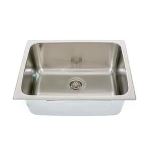 Lavendaria 24 in. x 18 in. x 10 in. Stainless Steel Laundry Sink