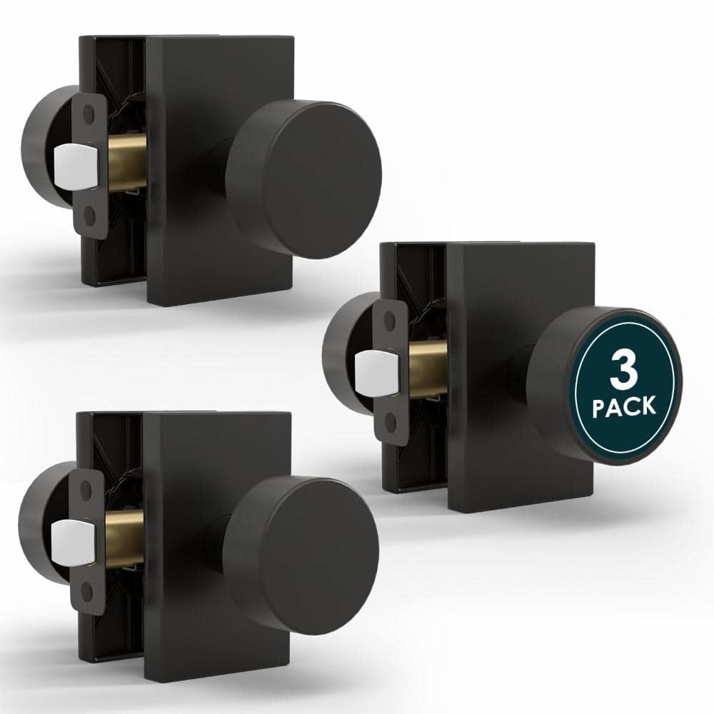 Laura Passage Door Handles - 3 Pack Reversible Interior Door Handles - Matte Black price history on PriceWatchPro