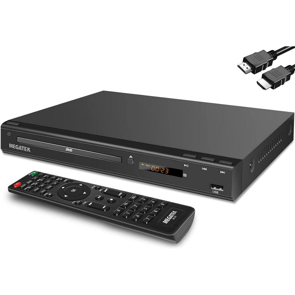 1080P Region-Free DVD Player for TV,Plays All Regions & Formats,USB Port,Du