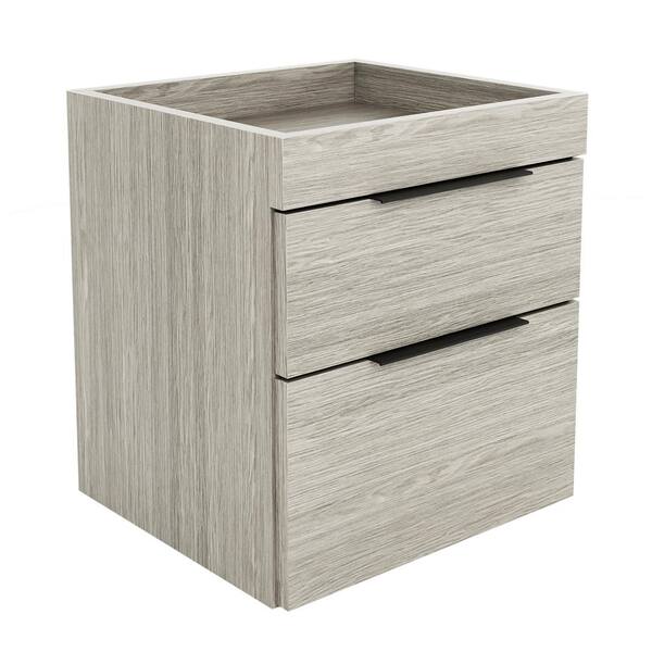 Boyd Sleep Capri Modern 2-Drawer Catch-all Gray Nightstand