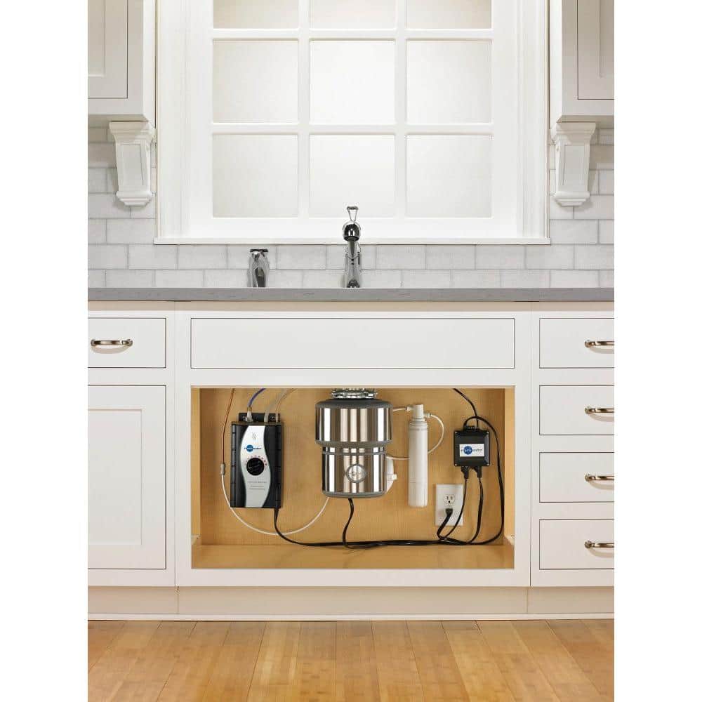 Contour Chrome Instant Hot Water Dispenser with Stainless Steel Tank