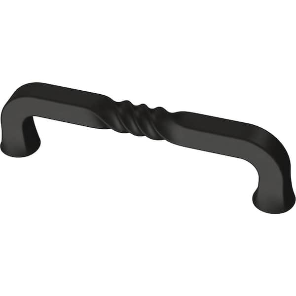 Liberty Iron Craft 4 in. (102 mm) Matte Black Cabinet Drawer Pull