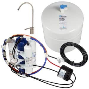 Artesian Full Contact with Permeate Pump Loaded Under Sink Reverse Osmosis Water Filter System