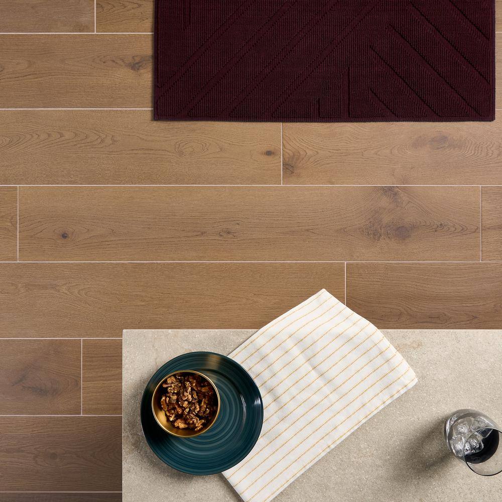 Hemlock Natural Brown Matte Large Format Porcelain Tile