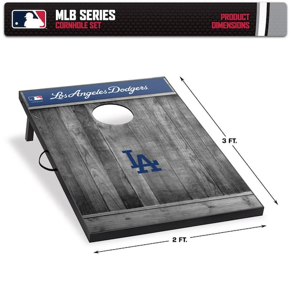 Wild Sports Los Angeles Dodgers 24 in. W x 36 in. L Cornhole Bag Toss  1-16023-GW248WD - The Home Depot