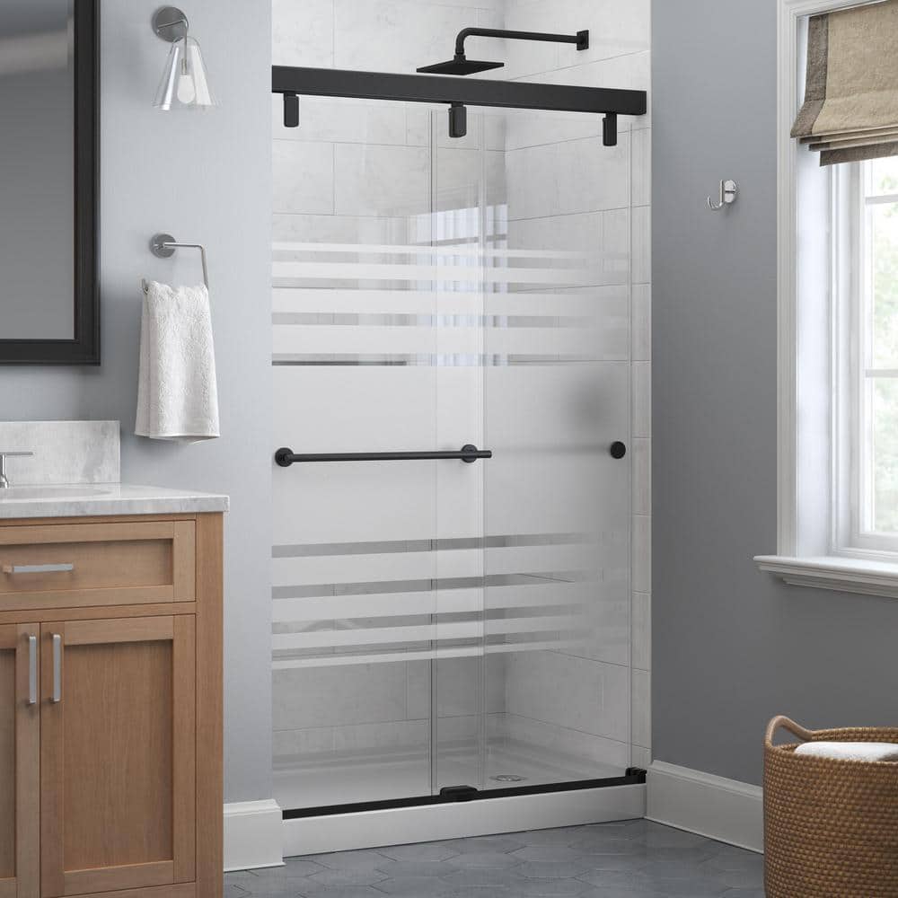 Delta Mod 473/8 in. x 711/2 in. SoftClose Frameless Sliding Shower