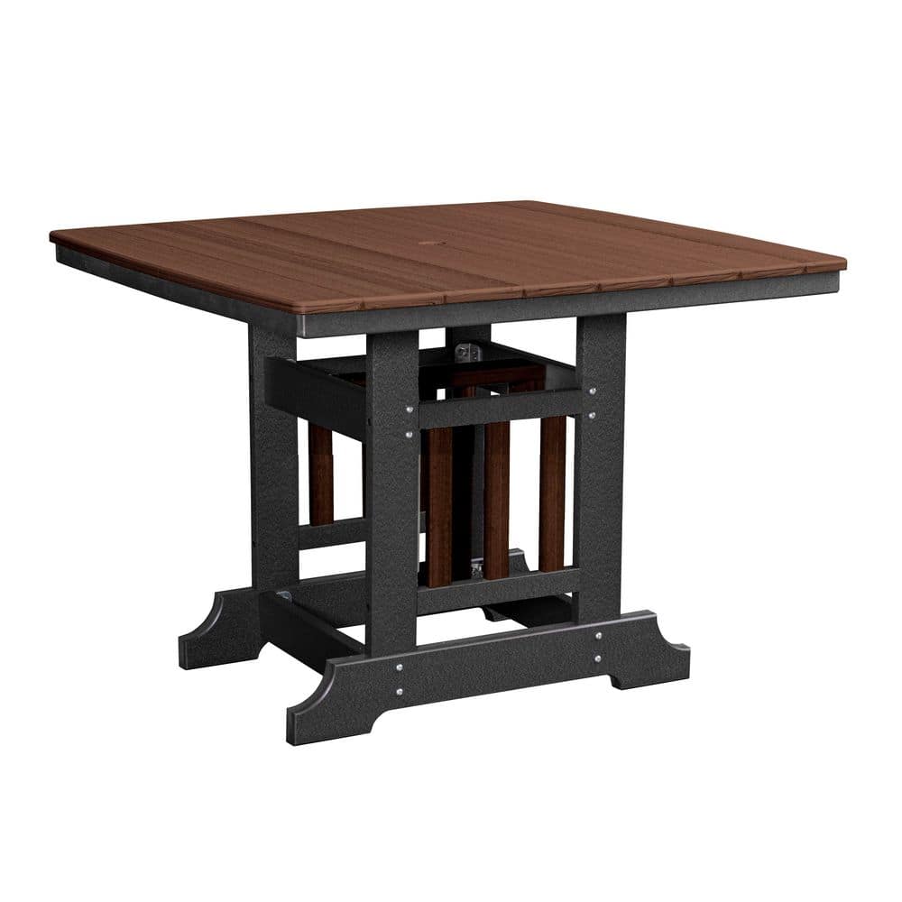 Adirondack Series Black Square HDPE Outdoor Dining Table price history on PriceWatchPro
