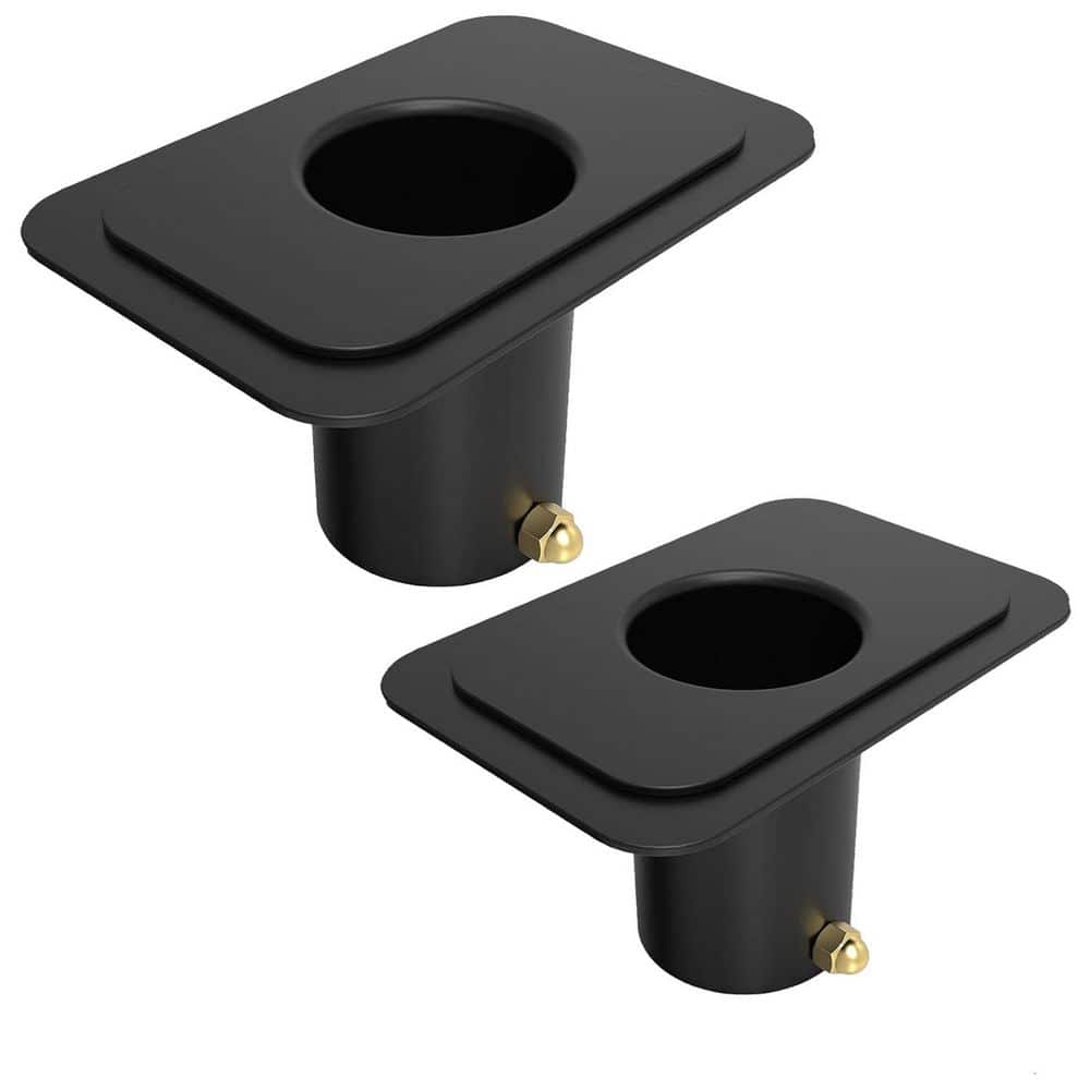 2-Pack Rain Chain Gutter Adapter Black Aluminum Weatherproof Installation with Brass Bolt for Outside Gutters price history on PriceWatchPro
