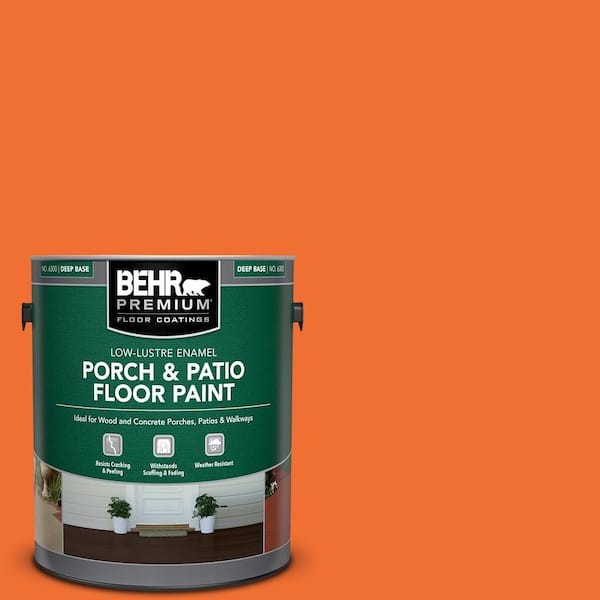 BEHR PREMIUM 1 gal. #S-G-240 Dragon Fire Low-Lustre Enamel Interior/Exterior Porch and Patio Floor Paint