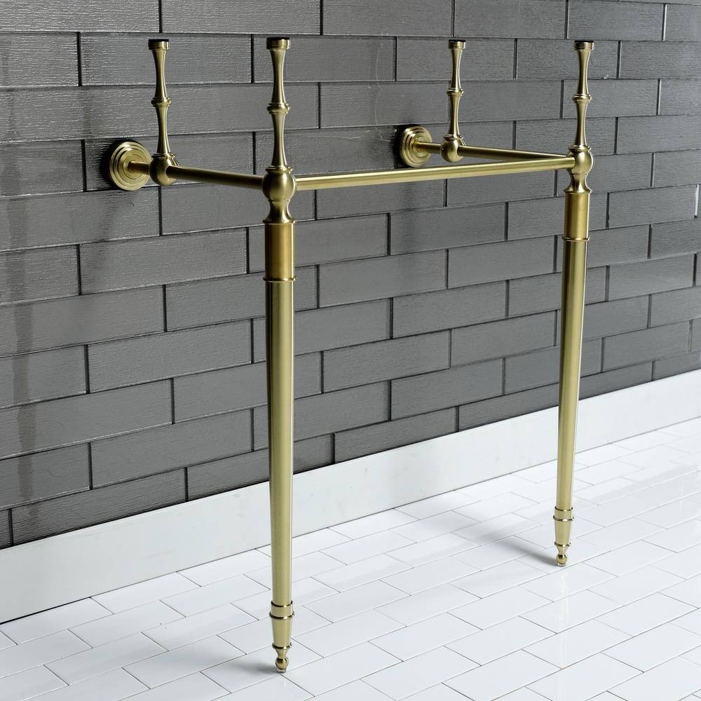 Edwardian Brushed Brass Console Sink Legs