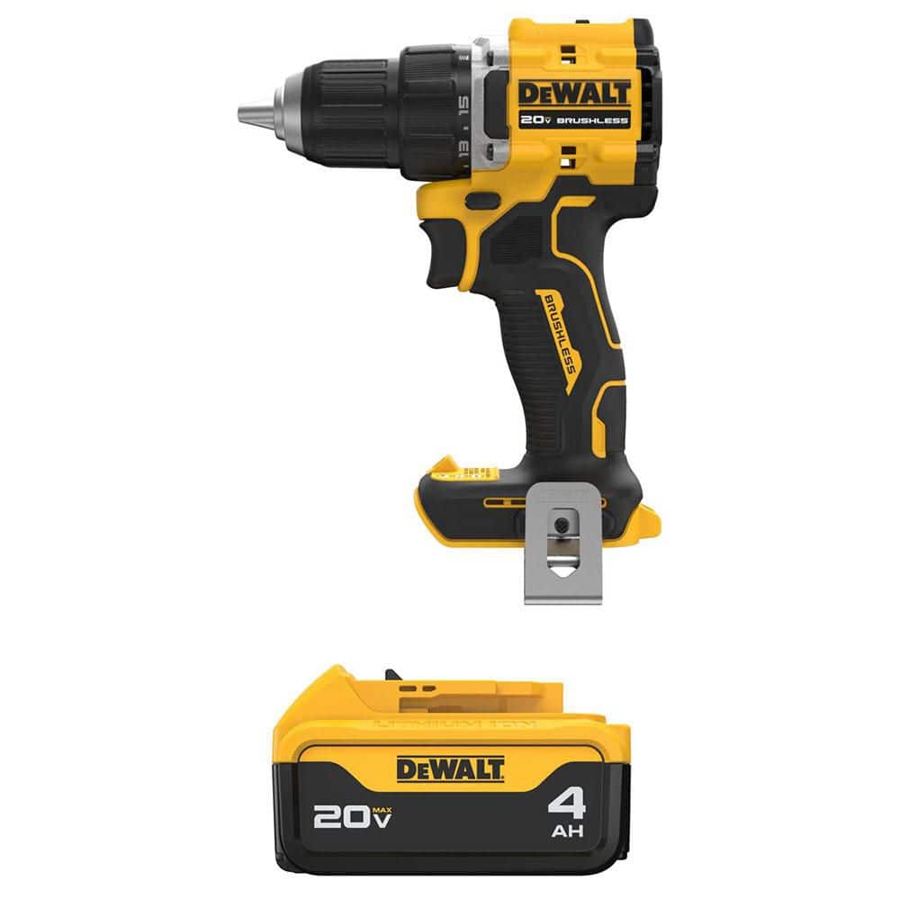 ATOMIC 20V MAX Lithium-Ion Brushless Cordless 1/2 in. Drill Driver with 20V MAX Premium Lithium-Ion 4.0 Ah Battery Pack price history on PriceWatchPro