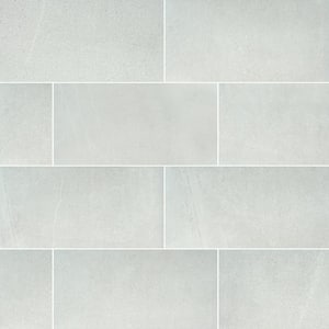 Msi Part # NADEWHI1224 - Msi Adella White Satin 12 In. X 24 In. Matte  Ceramic Stone Look Wall Tile (14 Sq. Ft./Case) - Tile - Home Depot Pro