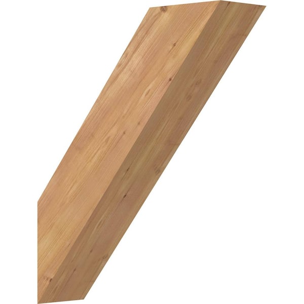 Ekena Millwork 5 1/2"W x 20"D x 24"H Traditional Smooth Knee Brace, Western Red Cedar