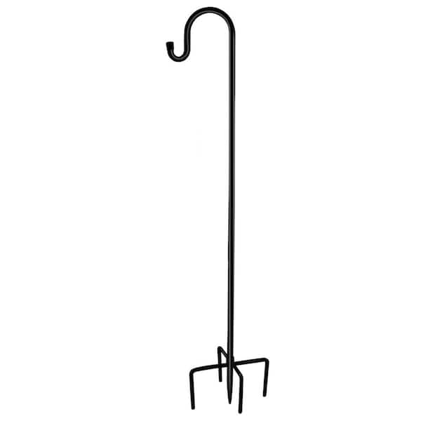 Unbranded 45 in. Metal Heavy Duty Adjustable Stand Shepherds Hooks for Garden Plant, Hummingbird Feeder, Hanging Wedding Decor