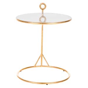 Emirah Gray/Gold End Table