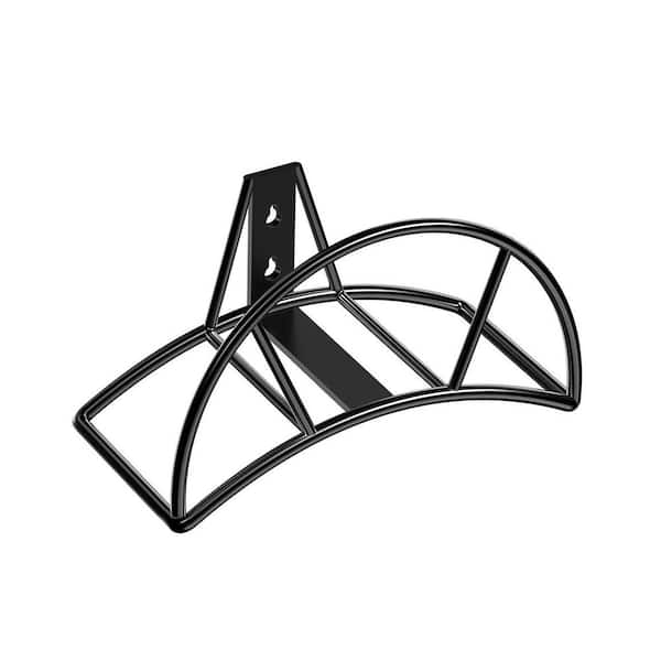 Heavy Duty Wall Mount Metal Water Hose Holder Sturdy Organizer Holds 125Ft Hose Space Saving for Garden Yard