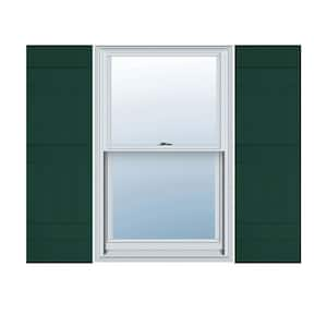 14 in. W x 57 in. H TailorMade Four Board Joined (3 Batten), Board-n-Batten Shutters - Midnight Green