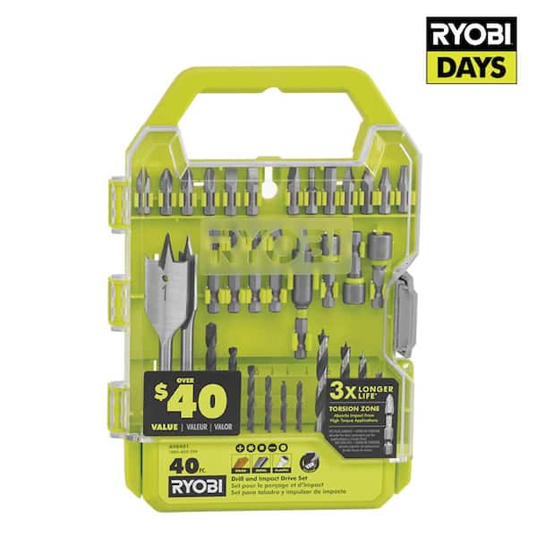 RYOBI Drill and Impact Drive Kit (40-Piece)