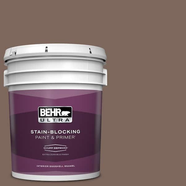 BEHR ULTRA 5 gal. #BNC-23 Almond Truffle Extra Durable Eggshell Enamel Interior Paint & Primer