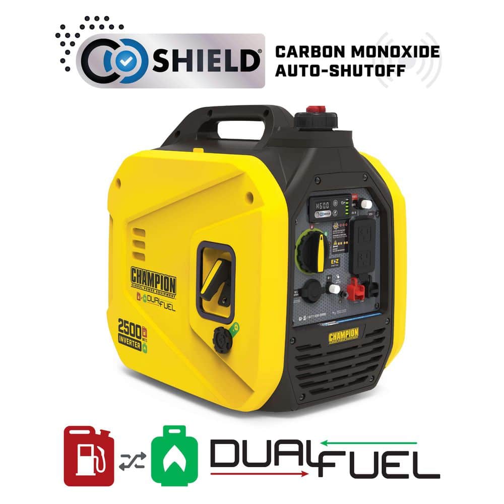 Champion Power Equipment 2500 Watt Recoil Start Gasoline/Propane