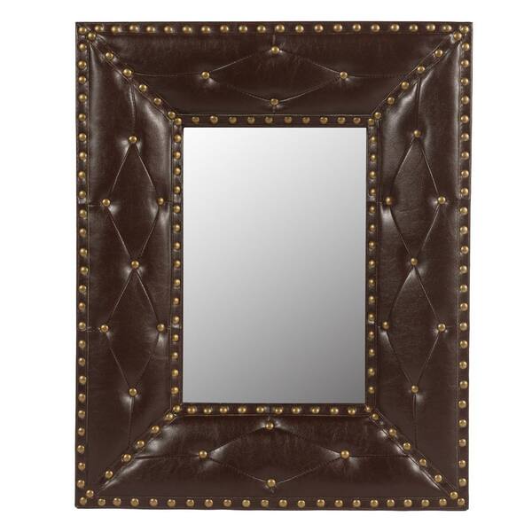 Nestfair Coffee 21 in. W x 26 in. H Rectangle Framed Wall Mirror