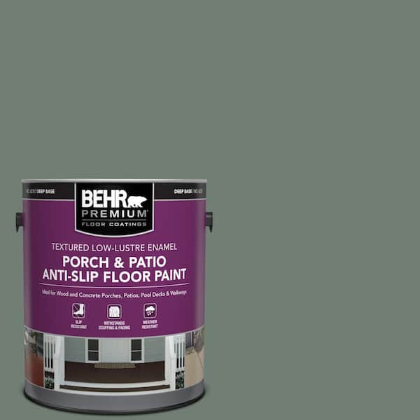 BEHR PREMIUM 1 gal. #N420-5 Boreal Textured Low-Lustre Enamel Interior/Exterior Porch and Patio Anti-Slip Floor Paint