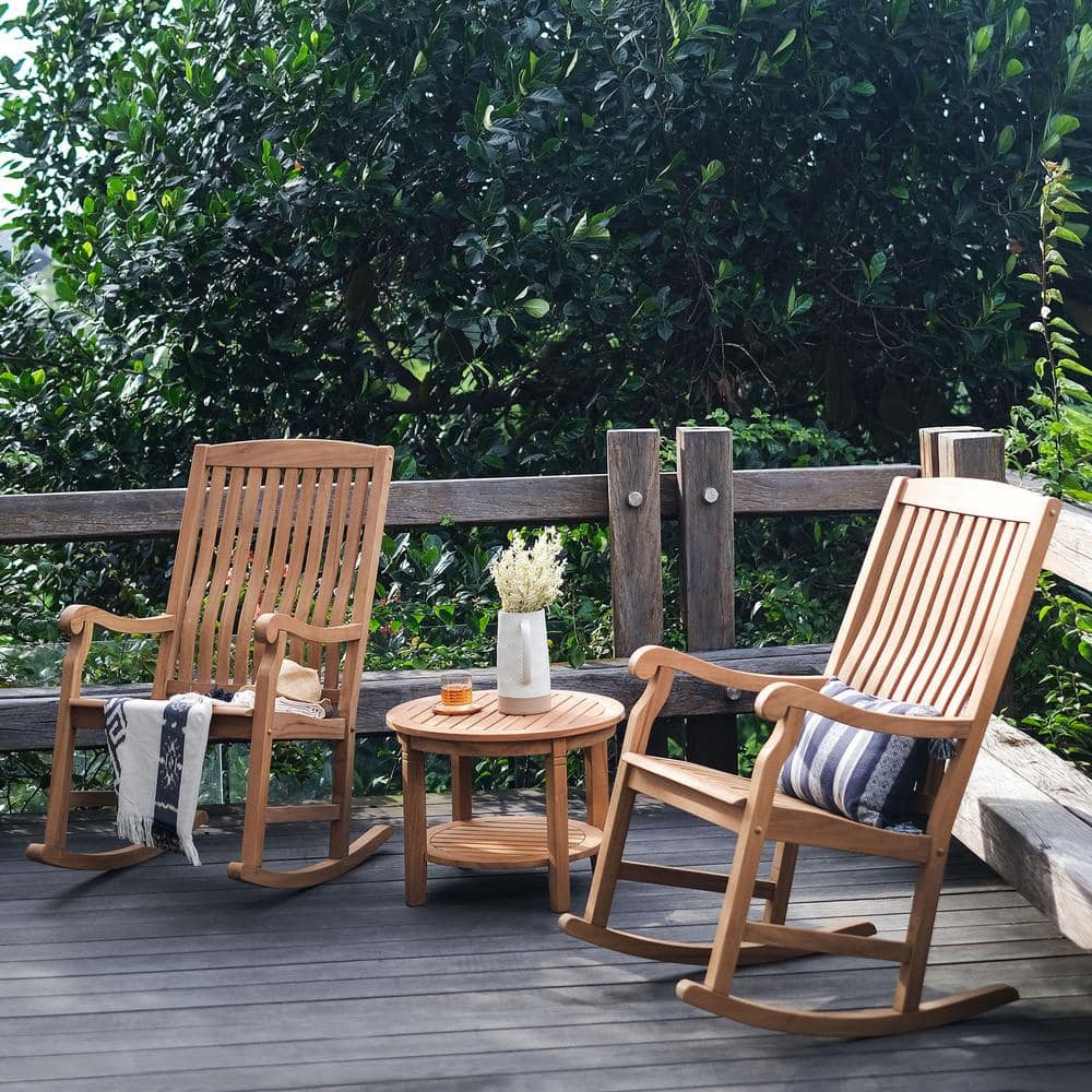 Cambridge Casual Cambridge Casual Vermont Teak Outdoor Rocking Chair ...