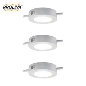 ProLink Plug-in LED Under Cabinet Puck Lights (3-Pack)