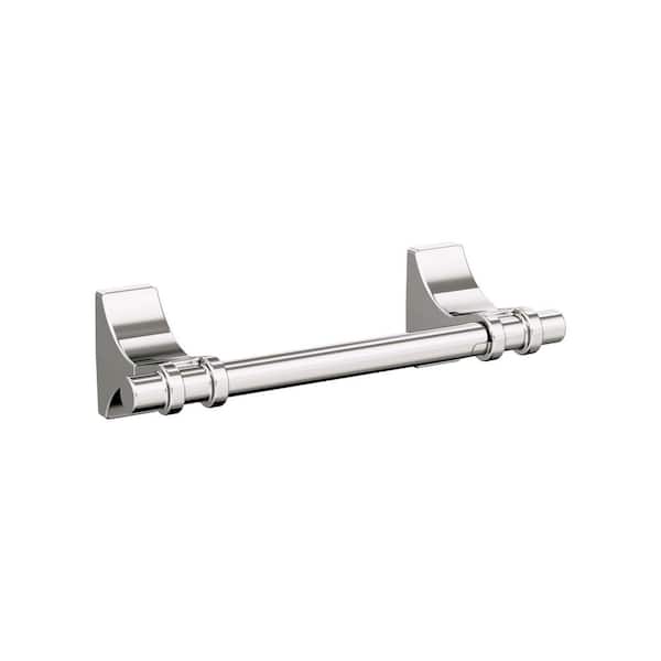 Davenport Pivoting Double Post Wall Mounted Toilet Paper Holder in Polished Nickel