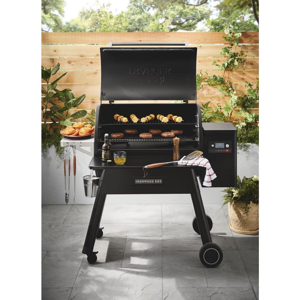 Black Heavy-Duty Steel Folding Grill Shelf, 32-5/8" x 11-5/8"