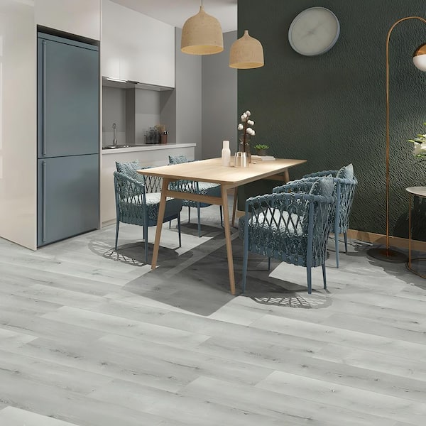 Light Oak 20-MIL x 7.17 in. W x 48 in. L Click Lock Waterproof SPC Luxury Vinyl Plank Flooring (23.9 sq. ft. / case)