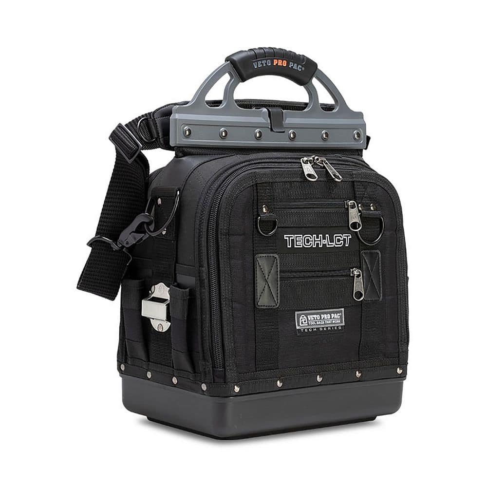 VETO PRO PAC 15 in. TECH-LCT Blackout Tall Tech Large Tool Bag