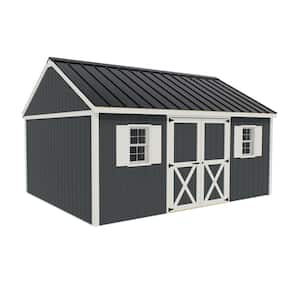 Brookfield 16 ft. x 12 ft. Wood Storage Shed Kit