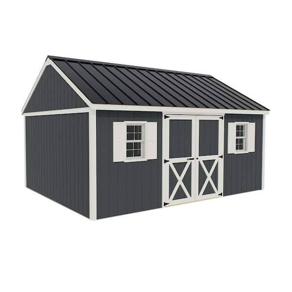 Best Barns Brookfield 16 ft. x 12 ft. Wood Storage Shed Kit