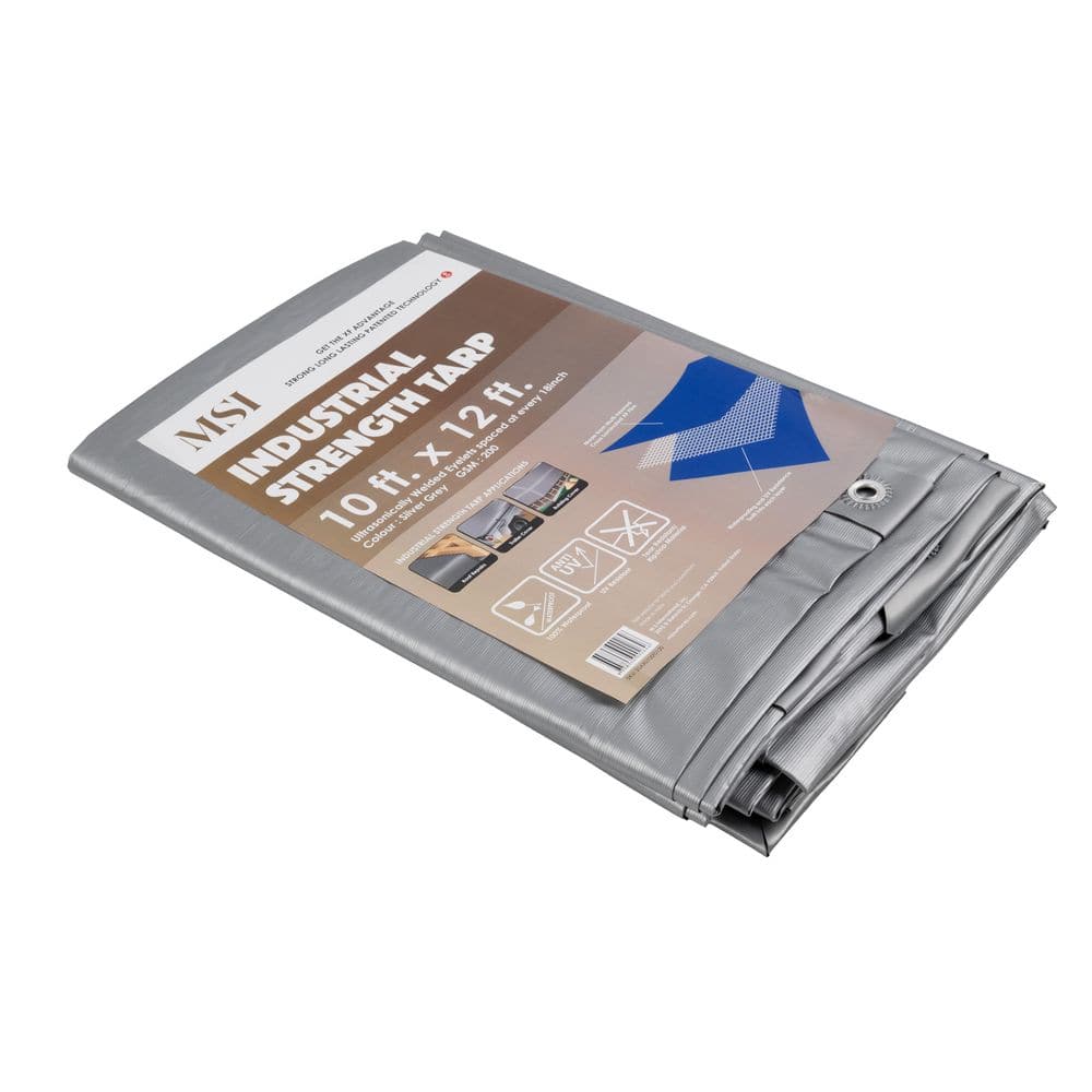 MSI 10 ft. W x 12 ft. L Heavy Duty 10 Mil Tent Canopy Tarp CNPTHD