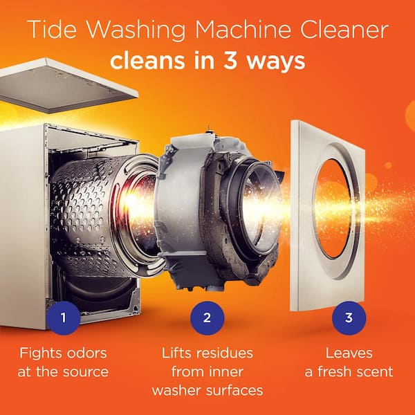 Tide Washing Machine Cleaner - 3 CT 6 Pack