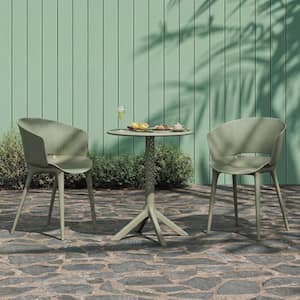CHRISTOPHER KNIGHT HOME Ezra Modern Sky Blue 3-Piece Plastic Patio