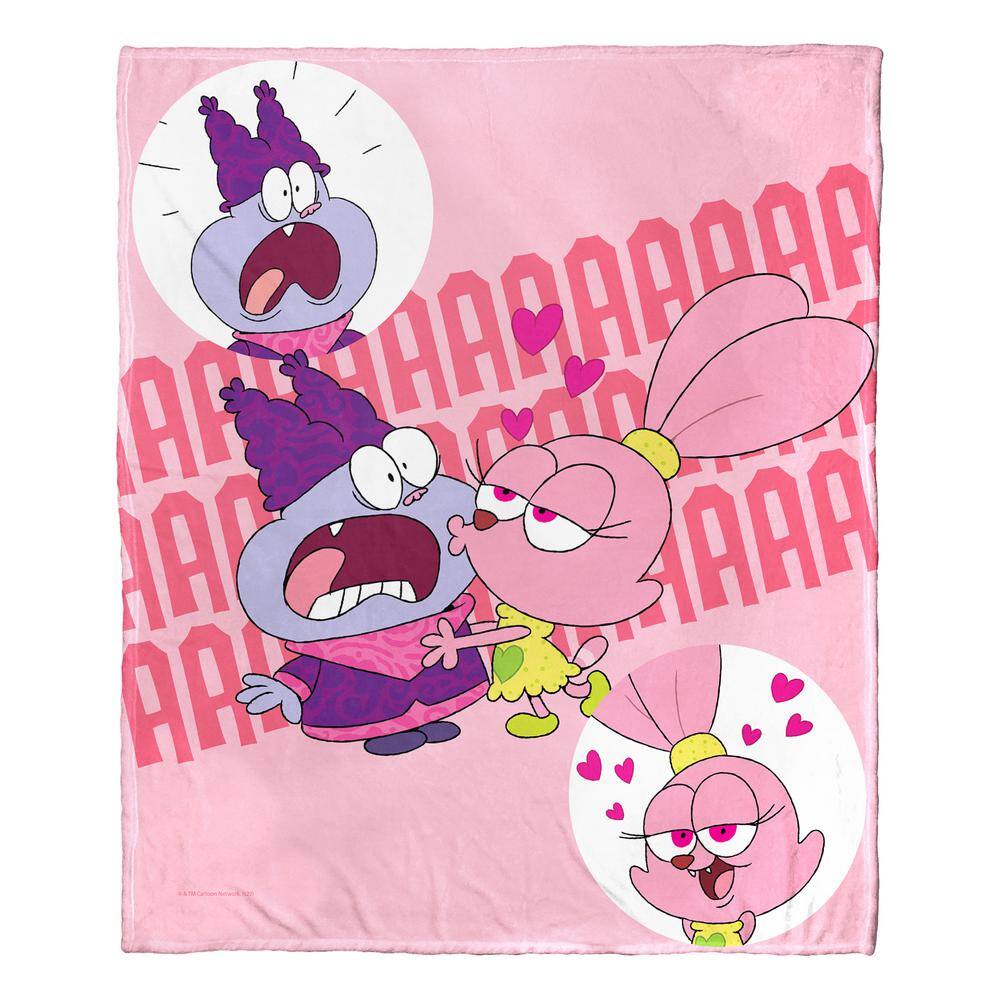 Pink Cartoon Network Chowder Silk Touch Throw Blanket