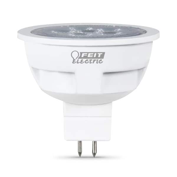 Feit Electric 75W Equivalent White (3000K) MR16 GU5.3 Dimmable LED Light BPEYC/LED - The Home Depot