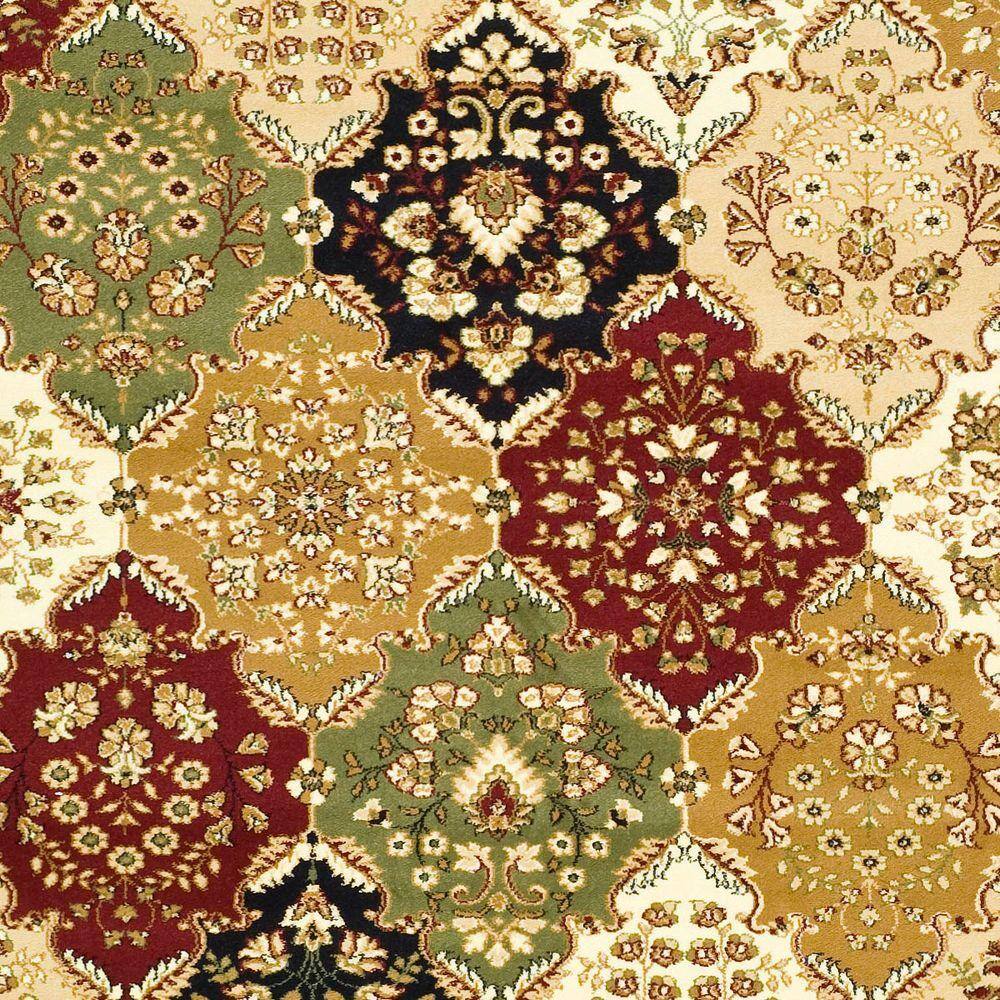 Elegant Noir Floral 6' x 9' Hand-Tufted Rectangular Area Rug