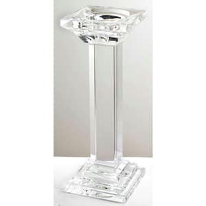 11 in. Leon Crystal Pillar Candle Holder
