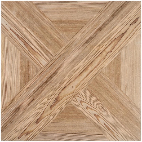 Ivy Hill Tile Balsa Decor Almond 24 in. x 24 in. Matte Porcelain Floor and Wall Tile (11.62 sq. ft./Case)