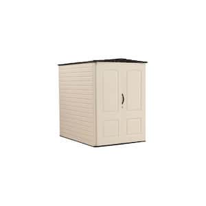 Rubbermaid 2 ft. 4 in. x 4 ft. 8 in. Small Vertical Resin Storage Shed  FG5L1000SDONX - The Home Depot